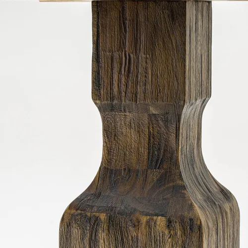 Miniatura 8 de East West Furniture I3AB5-747 - Juego de mesa de comedor de 5 piezas para 4 personas, incluye una mesa de cocina redonda con pedestal y 4 sillas