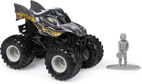Miniatura 2 de Monster Jam Hot Wheels Dragón Escala 1:64, Gris
