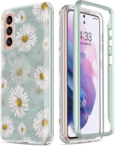 Miniatura 25 de ESDOT - Funda protectora para celular Samsung Galaxy S21, de grado militar, resiste caídas de 21 pies (probado), con diseños modernos, para niñas