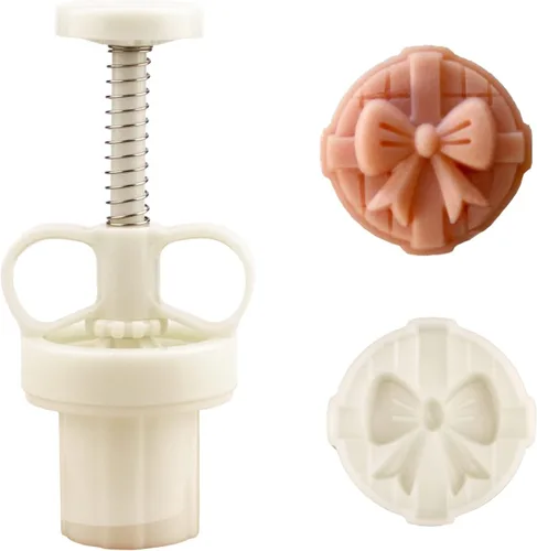 Moldes para pastel de luna rosa de 0.71 oz con 1 sello, juego de moldes para pastel de luna para festival de mediados de otoño, juego de moldes para