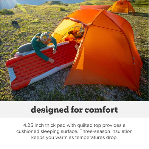 Miniatura 6 de Big Agnes Rapide SL - colchón inflable aislante, ultraligero, compacto para todas las estaciones de mochilero y senderismo, bolsa de bombeo