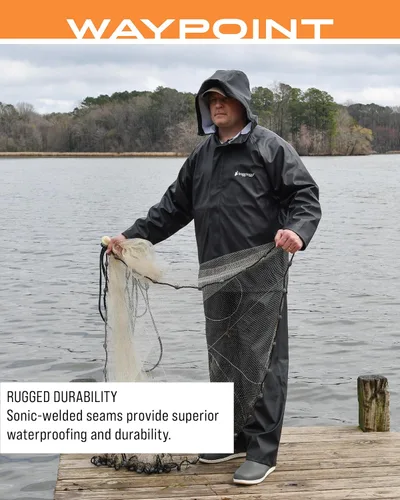 Miniatura 7 de FROGG TOGGS Waypoint Angler Chaqueta impermeable y duradera para hombre con elástico en 4 direcciones