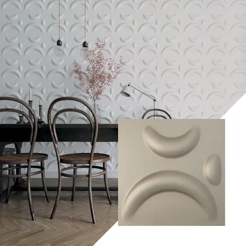 Miniatura 14 de Ekena Millwork WP12X12SEWH 11 7/8 pulgadas de ancho x 11 7/8 pulgadas de alto Sevilla EnduraWall Decorativo 3D Panel de Pared Cubre 0.98 pies Blanco