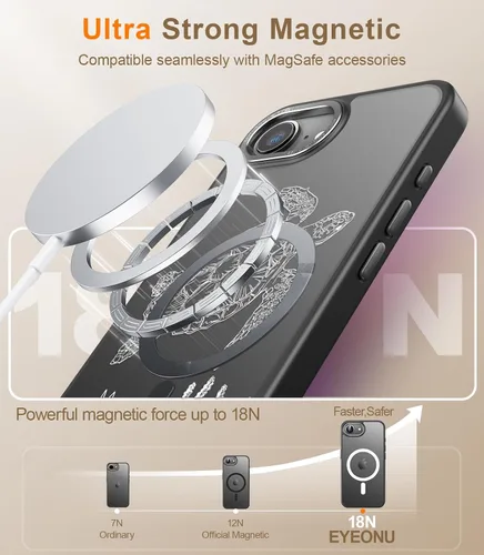 Miniatura 36 de Goodon para iPhone 15 Pro Max con protector de pantalla de privacidad, compatible con Magsafe, funda translúcida mate a prueba de golpes - Linda