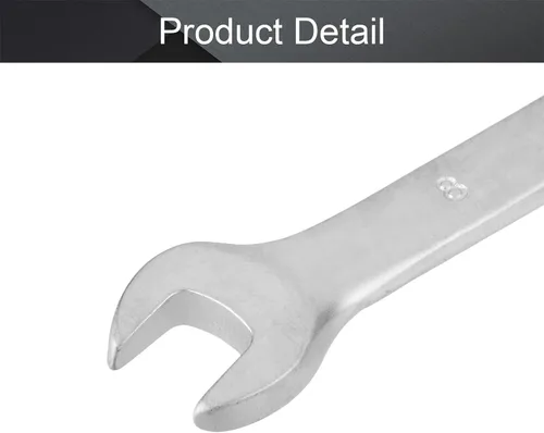 Miniatura 4 de Utoolmart Llave combinada de 12 puntos, 0.315 in métrica 5.039 in de longitud, 1 unidad