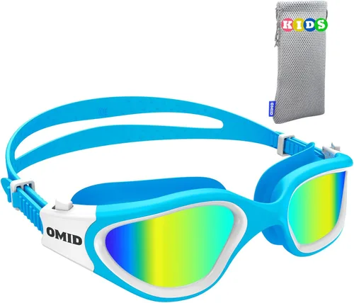 Miniatura 24 de OMID Kids Swim Goggles, P2mini Polarized Swimming Goggles Comfortable for Age 6-14