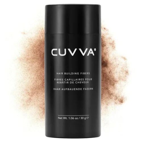 Miniatura 14 de CUVVA Fibras para la construcción del cabello (1.06 oz). Rellena instantáneamente el cabello fino y adelgazante para crear un aspecto más grueso