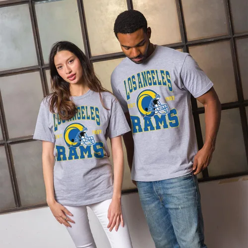 Miniatura 3 de Junk Food - Casco del equipo - Camiseta oficial de manga corta para fanáticos del fútbol americano para hombre y mujer Gris