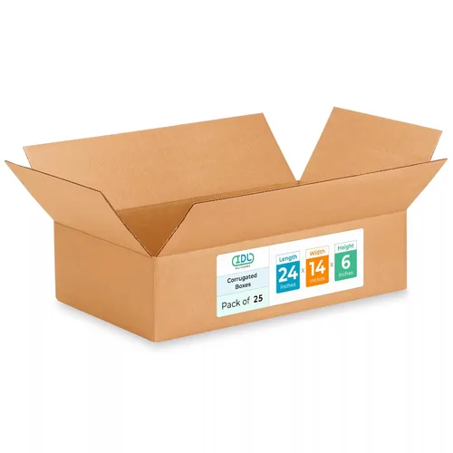 Miniatura 93 de IDL Packaging Paquete de 5 cajas de envío altas de 8 x 8 x 48 pulgadas, extra resistentes de 200 libras frente a caja regular, cajas de mudanza