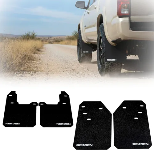 Miniatura 15 de REK GEN Aletas de barro compatibles con Toyota Tacoma Gen3 (2016-2023) - Protectores de barro resistentes para protección todoterreno - Fácil