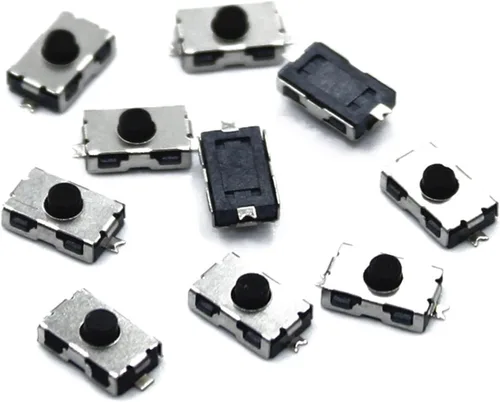 Miniatura 2 de HALONE 1000PCS Micro Switch Normally Closed 3 * 6 SMD Touch Silica Gel Button Keys Interrupteur 4 * 6 NC Soft Button SMD 3x6x2.5