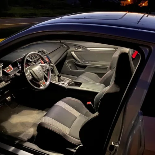 Miniatura 5 de Luces de posición laterales blancas más brillantes de repuesto para H.onda Civic 2016 2017 2018 2019 2020 2021 10ª generación Coupe Sedan Hatchback