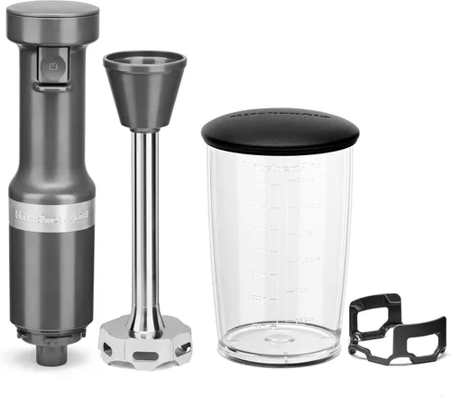 Miniatura 3 de KitchenAid Batidora de mano con cable de velocidad variable KHBV53, gris carbón