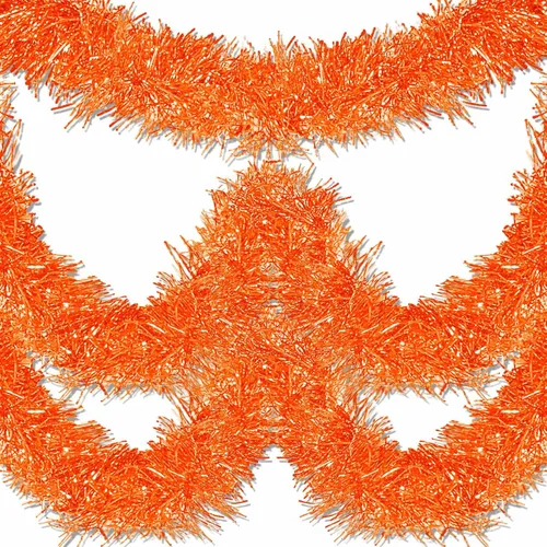 Miniatura 12 de Guirnalda de flecos de aluminio para Navidad de 7,6 metros con borlas metálicas, bandera para colgar en la pared, serpentinas de oropel para telones