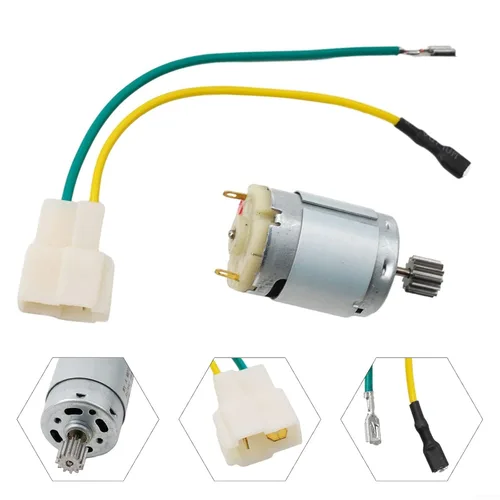Miniatura 6 de Potentes motores RS550 RS390 RS380 para niños, vehículos eléctricos de 12 V, 6 V, 24 V, reemplazo de motor de vehículo eléctrico para niños