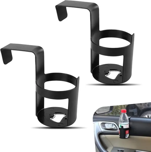 2 soportes para vasos de agua colgantes para automóvil, 4.52 x 2.55 pulgadas, portátil, de almacenamiento simple para reposabrazos de asiento de