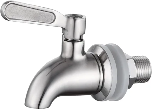 Grifo de reemplazo del dispensador de bebidas,Espiga de acero inoxidable para dispensador de agua,Grifo de reemplazo del dispensador de bebidas