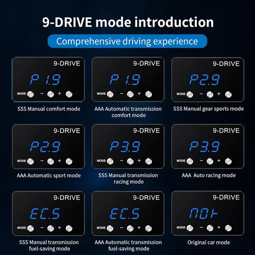 Miniatura 4 de Controlador de Respuesta del Acelerador 9 Modos de Conducción Acelerador Electrónico Inteligente de Carreras Compatible con Dodge Challenger Ram