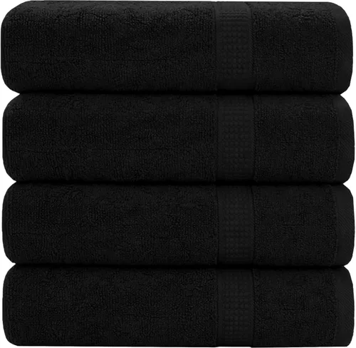 Miniatura 45 de GOLD TEXTILES Toalla 100% algodón, paquete de 12, 13 x 13 pulgadas, color blanco, ultra suave, altamente absorbente, de larga duración y de secado