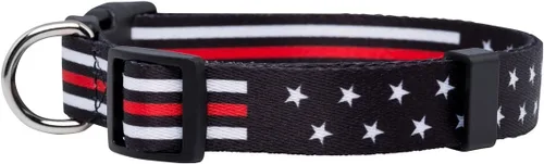 Miniatura 2 de Collar de perro de línea roja fina - estrellas (tamaño pequeño)