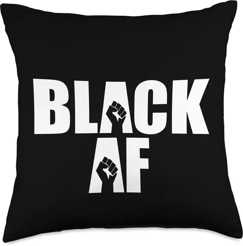 Miniatura 4 de BLACK HISTORY AFRICAN PRIDE Memes Black AF BLACKAF Resist Fist African American Pride History Throw Pillow, 16x16, Multicolor