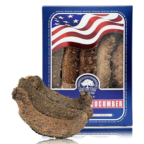 DOL Wild Alaska Red Sea Pepino 9-12pcs 7-9 años 9-12 (pepino de mar seco)- en caja grande 8oz/caja Caja Grande-8 onzas
