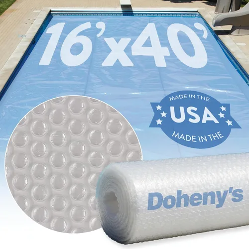 Miniatura 7 de Doheny's Clear-Tek - Cubierta solar de micro burbujas para piscinas enterradas Aumenta la absorción de energía solar, retiene el calor, reduce
