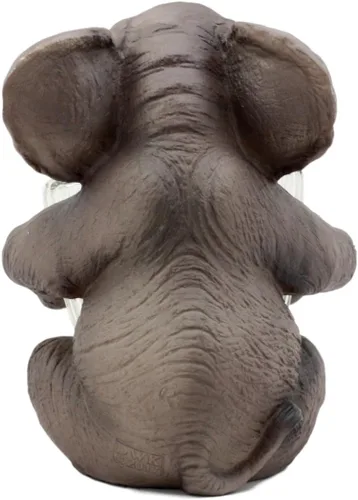 Miniatura 3 de Ebros Gift Safari africano elefante decorativo de cristal salero y pimentero titular figura decoración 7 "H elefantes cocina bar comedor acento