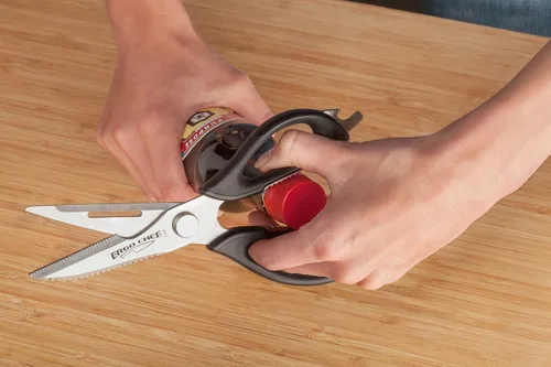 Miniatura 5 de Ergo Chef Tijeras de cocina multiusos para aves de corral, pescado, verduras, removedor de hierbas, abridor de botellas (negro)