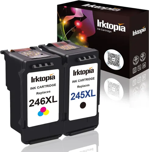 Cartucho de tinta remanufacturado para Canon PG 245XL & CL 246XL con indicador de nivel de tinta utilizado en impresoras PIXMA iP2820 MG2420 MG2520