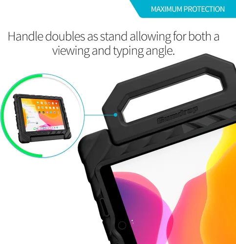 Miniatura 4 de Gumdrop FoamTech - Funda solo compatible con Apple iPad de 9ª 8ª 7ª generación (10.2 pulgadas), resistente, ligera, a prueba de golpes y probada