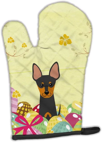 Miniatura 320 de Caroline's Treasures BB2732OVMT Dog House Collection Border Collie - Guante de horno grueso resistente al calor para sartenes calientes y horno
