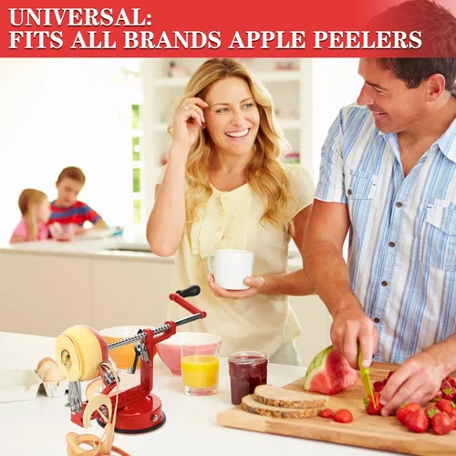 Miniatura 7 de Jutom Cuchilla de repuesto universal para pelador de manzanas y descorazonador, cuchillas de corte de acero inoxidable para cocina, hogar