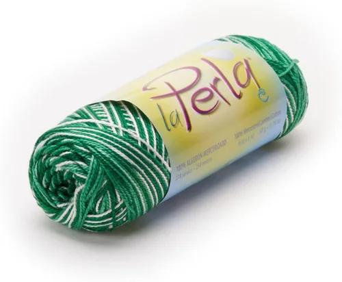 Miniatura 52 de LA Perla de Omega - Hilo Perle 100% algodón mercerizado ideal para ganchillo fino - Color: 01 - Blanco 601