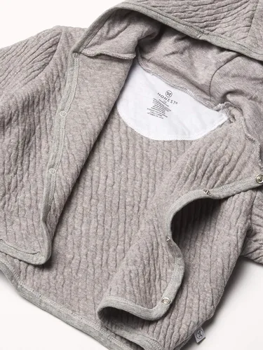 Miniatura 3 de HonestBaby Snap-Front Hooded Jackets, Side-Snap Top, Hoodies in Cozy 100% Organic Cotton Infant Baby Boys, Girls, Unisex