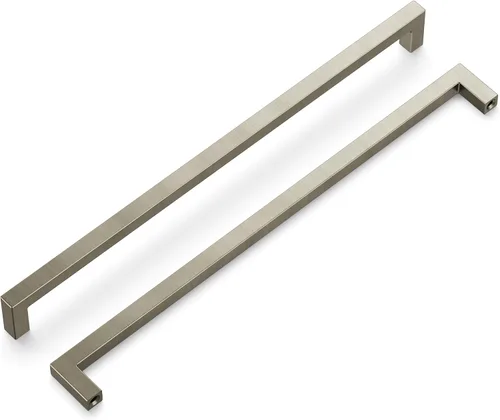 Miniatura 64 de Hickory Hardware - HH075326-BGB - Manija de la colección Skylight, 3 pulgadas de centro a centro, latón dorado cepillado.