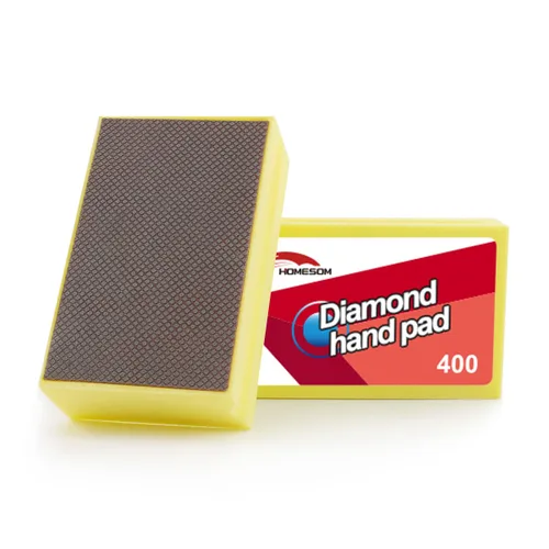 Miniatura 7 de Almohadillas de pulido a mano de diamante Bloques de lijado trasero de espuma para lijado Cerámica Azulejo de vidrio Concreto Piedra de mármol