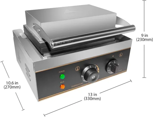 Miniatura 2 de GorillaRock Mini Donut Maker Máquina eléctrica para hacer donas 110 V (6 redondas)