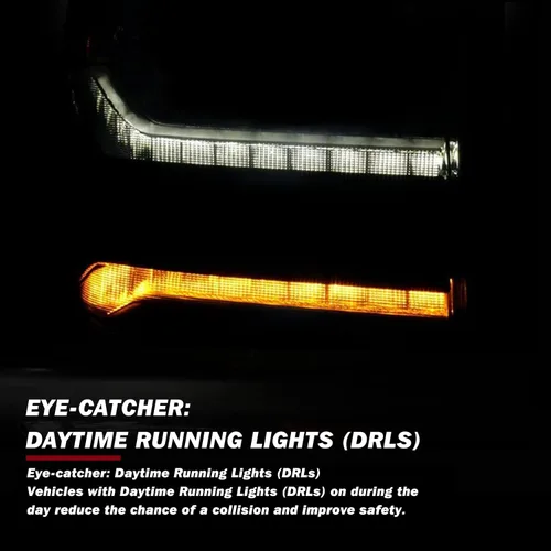 Miniatura 6 de JSBOYAT HID/Xenon para Chevy Silverado 1500 2016-2019 Conjunto de Faros Delanteros de Repuesto Proyector LED DRL Estilo OE de Fábrica Par Juego