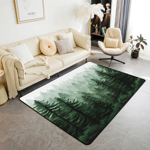 Miniatura 11 de jejeloiu Alfombra de área, alfombra decorativa de círculo geométrico, para sala de estar, arte abstracto moderno, amarillo, blanco y negro, 5 x 7