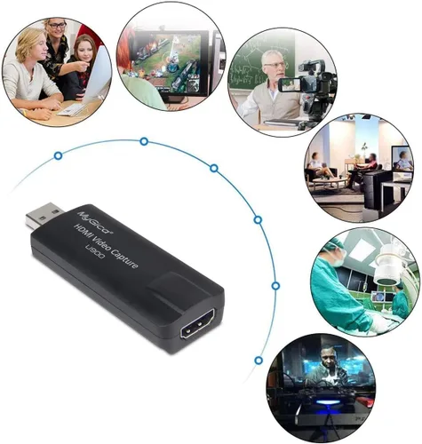 Miniatura 2 de MyGica Interruptor de tarjeta de captura de audio y video, dispositivo de captura de juegos HDMI a USB 3.0 -HD 4K 30 fps, grabadora de reproducción
