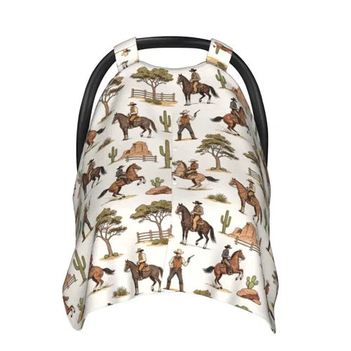 Western Baby - Cubierta para asiento de automóvil, cubierta de lactancia multiusos para mamá, fundas de lactancia para recién nacidos, regalo de