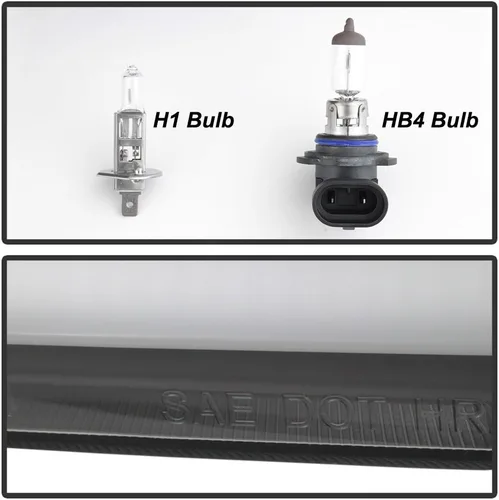 Miniatura 7 de ACANII - Para Dodge Charger NEGRO 2006-2010 Nuevos faros delanteros LED estilo tubo con proyector, lado del conductor y del pasajero