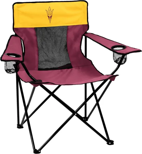 Miniatura 9 de Logo Brands NCAA Georgia Bulldogs Elite Silla Portátil - Silla Premium para Exteriores con Portavasos, Marco de Acero con Recubrimiento en Polvo