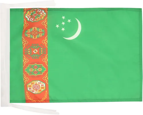Miniatura 642 de Bandera de México AZ FLAG, 45.7 x 30.5 cm, con cordones - Pequeñas banderas mexicanas de 30 x 45 cm - Bandera de 45.7 x 30.5 cm