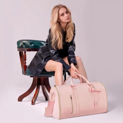 Miniatura 8 de Bolsas de ropa para viajes para mujer, Rosado, Lindo