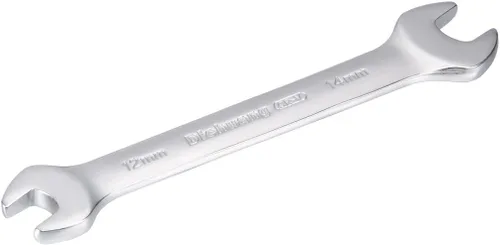 uxcell Llave métrica doble de extremo abierto 0.472 in x 0.551 in
