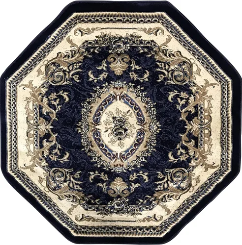 Miniatura 10 de Deir Debwan Alfombra tradicional Aubusson con diseño floral largo de 330.000 puntos, diseño 602 (31 pulgadas x 15 pies 8 pulgadas)