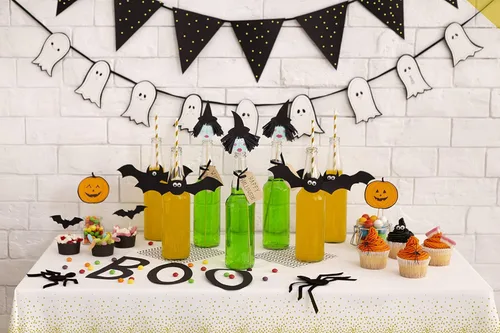 Miniatura 3 de Neatiffy Mantel rectangular de plástico de 54 x 108 pulgadas, para picnic, campamento, fiesta de cumpleaños, banquete, manteles desechables y Blanco