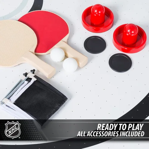 Miniatura 6 de EastPoint - Mesas multijuego, mesa de hockey aéreo 2 en 1 con mesa de tenis, perfecta para sala de juegos familiar, sala de recreo para adultos
